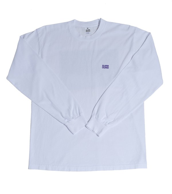 Surround Ainu Long Sleeve Tee - White Surround Ainu Long Sleeve Tee - White