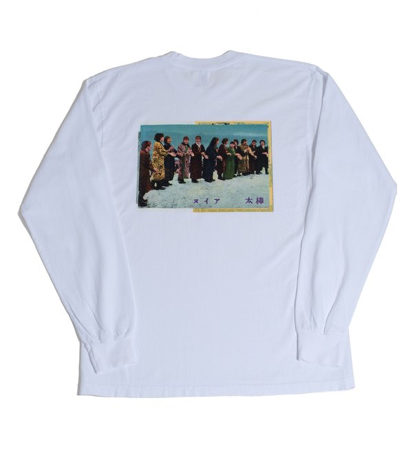 Surround Ainu Long Sleeve Tee - White Surround Ainu Long Sleeve Tee - White