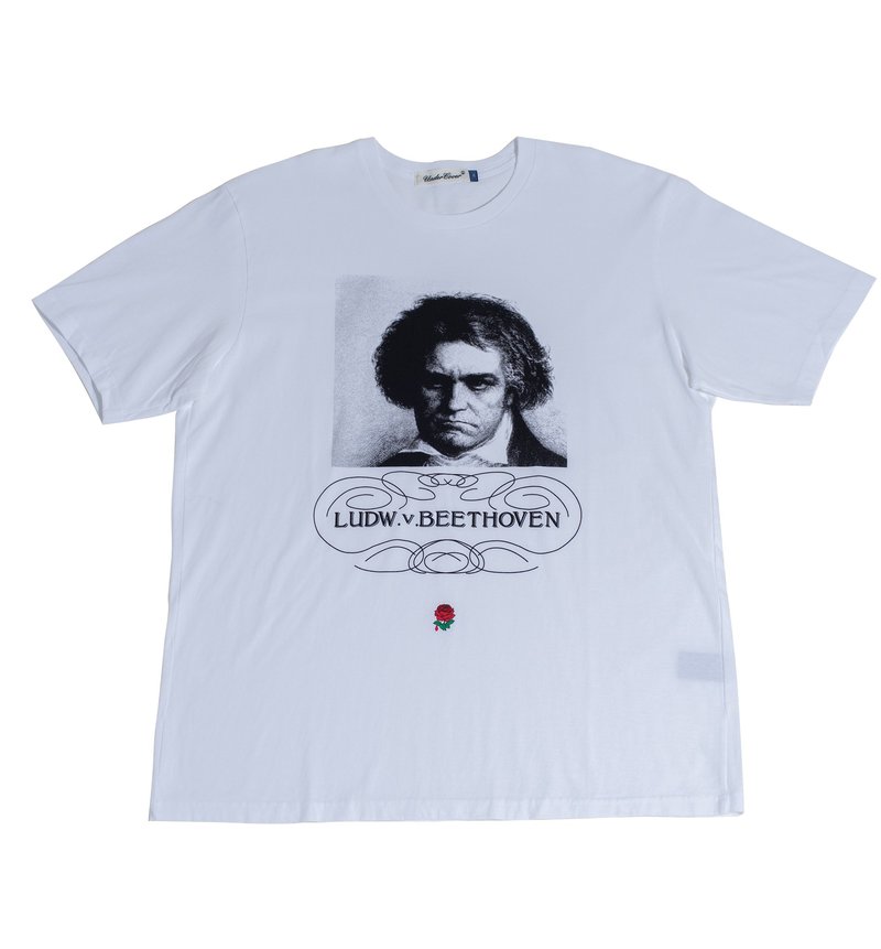 UNDERCOVER Beethoven Tシャツ 半袖 3 オーバーサイズ UNDERCOVER Beethoven Tee - White | Garmentory