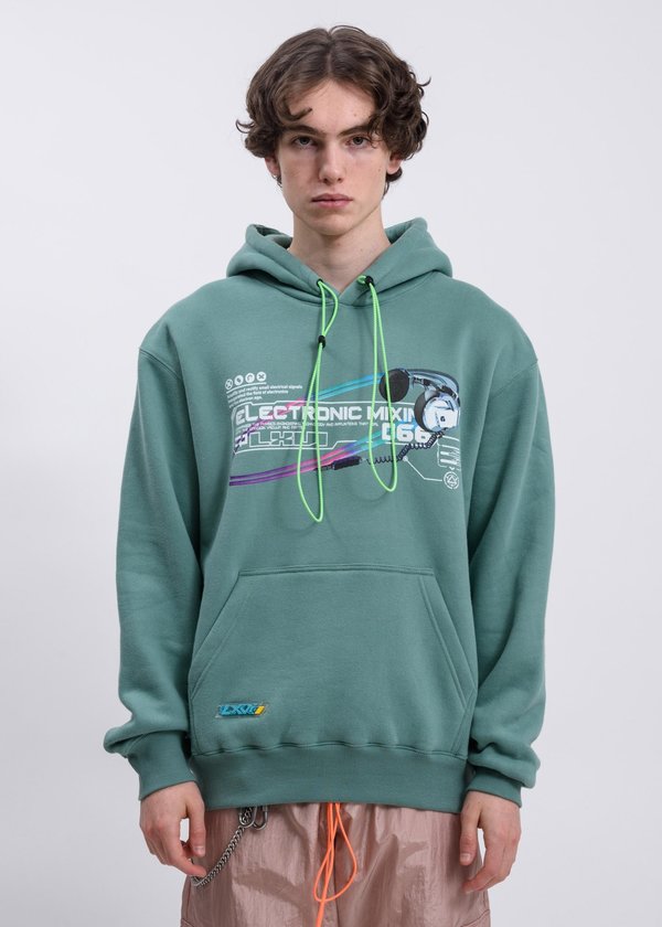 LXVI Mixing Hoodie - Green LXVI Mixing Hoodie - Green