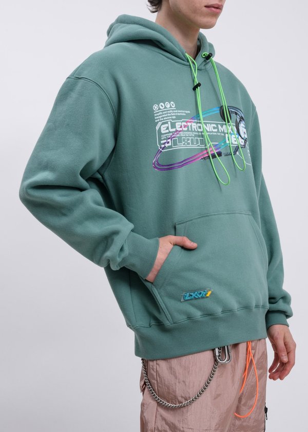 LXVI Mixing Hoodie - Green LXVI Mixing Hoodie - Green