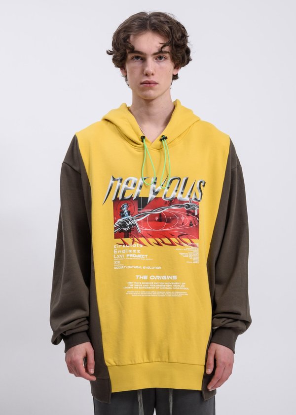 LXVI Reconstructed Hoodie - Yellow LXVI Reconstructed Hoodie - Yellow