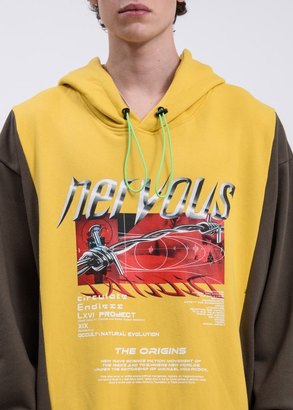 LXVI Reconstructed Hoodie - Yellow LXVI Reconstructed Hoodie - Yellow