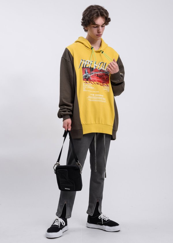 LXVI Reconstructed Hoodie - Yellow LXVI Reconstructed Hoodie - Yellow