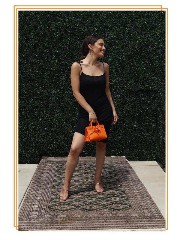 Montserrat New York Ali Ruched Mini Dress - Onyx Black