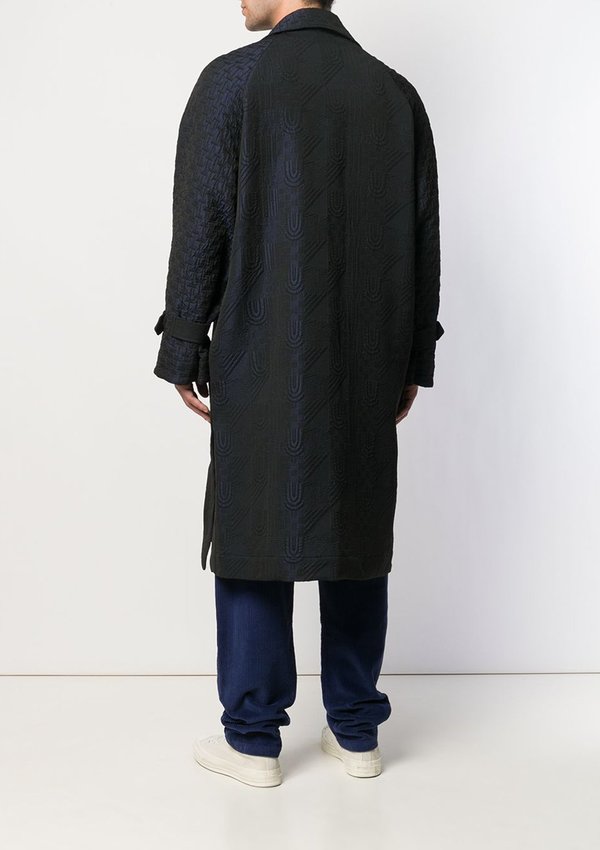 unisex Henrik Vibskov TOOL COAT - NAVY BLACK unisex Henrik Vibskov TOOL COAT - NAVY BLACK