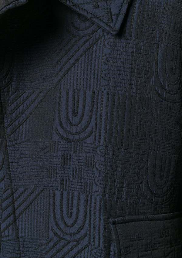 unisex Henrik Vibskov TOOL COAT - NAVY BLACK unisex Henrik Vibskov TOOL COAT - NAVY BLACK