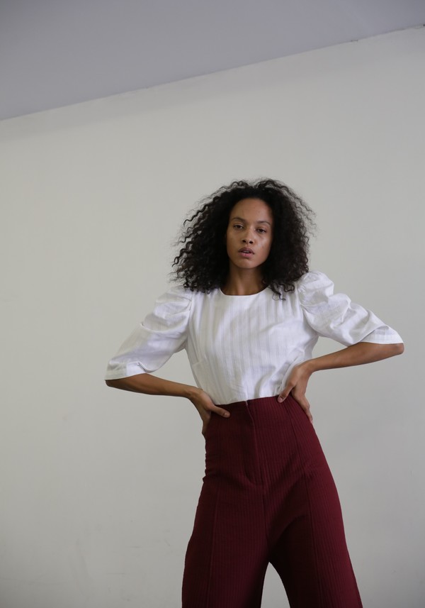 MARA HOFFMAN KATYA TOP - WHITE MARA HOFFMAN KATYA TOP - WHITE