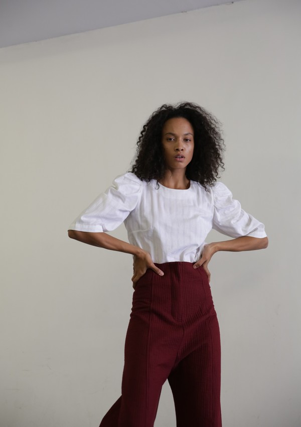 MARA HOFFMAN KATYA TOP - WHITE MARA HOFFMAN KATYA TOP - WHITE