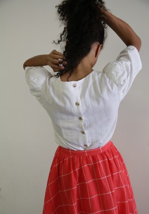 MARA HOFFMAN KATYA TOP - WHITE MARA HOFFMAN KATYA TOP - WHITE