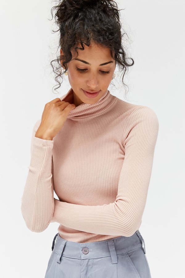 Lacausa Sweater Rib Turtleneck - Slipper Lacausa Sweater Rib Turtleneck - Slipper