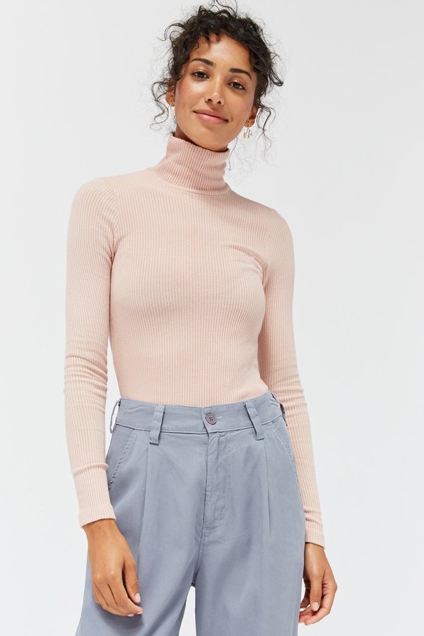 Lacausa Sweater Rib Turtleneck - Slipper Lacausa Sweater Rib Turtleneck - Slipper