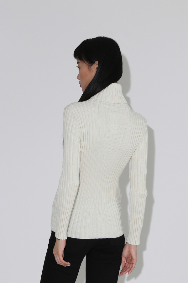 Shaina Mote Isla Turtleneck Pullover - Crema Shaina Mote Isla Turtleneck Pullover - Crema