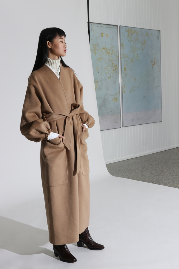 Shaina Mote Monk Coat - Camel Shaina Mote Monk Coat - Camel