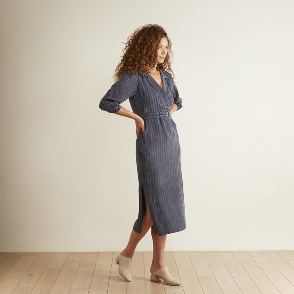 The Odells Faux Wrap Dress - Nightshade The Odells Faux Wrap Dress - Nightshade