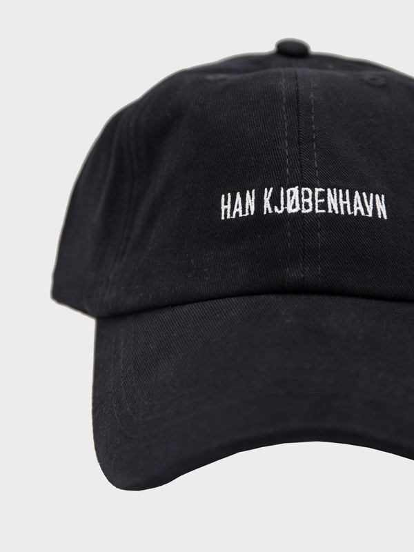 Han Kjøbenhavn Cotton Cap - black Han Kjøbenhavn Cotton Cap - black
