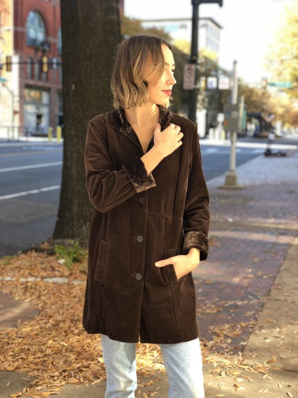 Vintage Corduroy Jacket - Chocolate | Garmentory