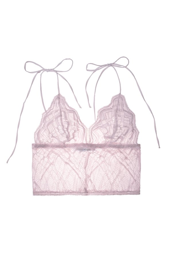 The Great Eros Sonata Longline Bralette - Lilac The Great Eros Sonata Longline Bralette - Lilac