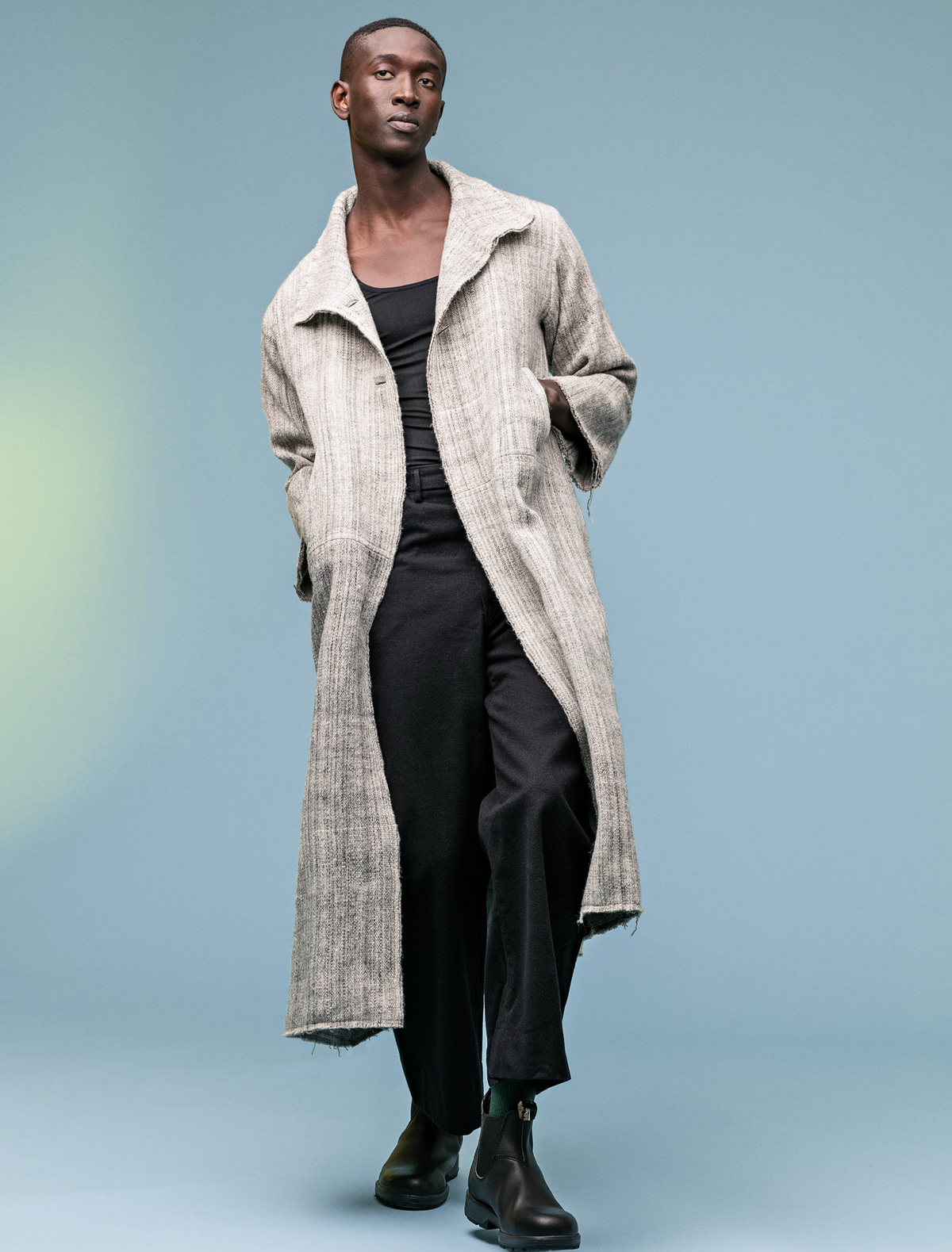 ジャケット・アウター epine Volume Wool Tailored Coat Gray OVERSIZED WOOL COAT | Garmentory