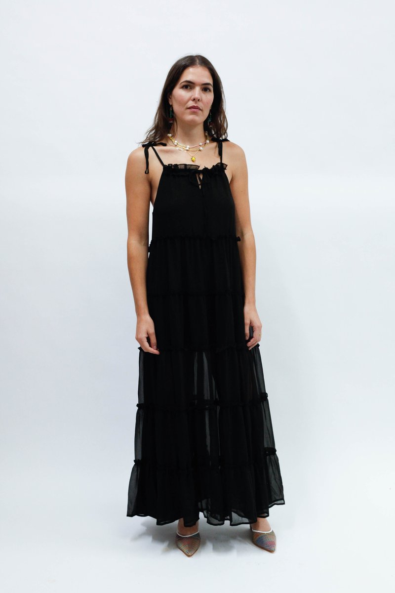 charlie holiday senorita maxi dress Charlie Holiday Senorita Maxi Dress - Black