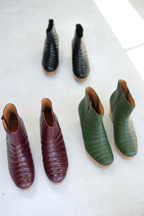 Beklina Ribbed Boot Clog Beklina Ribbed Boot Clog