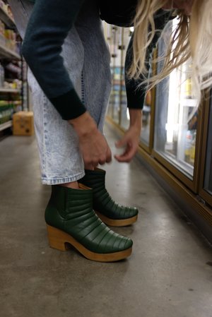 Beklina Ribbed Boot Clog Beklina Ribbed Boot Clog