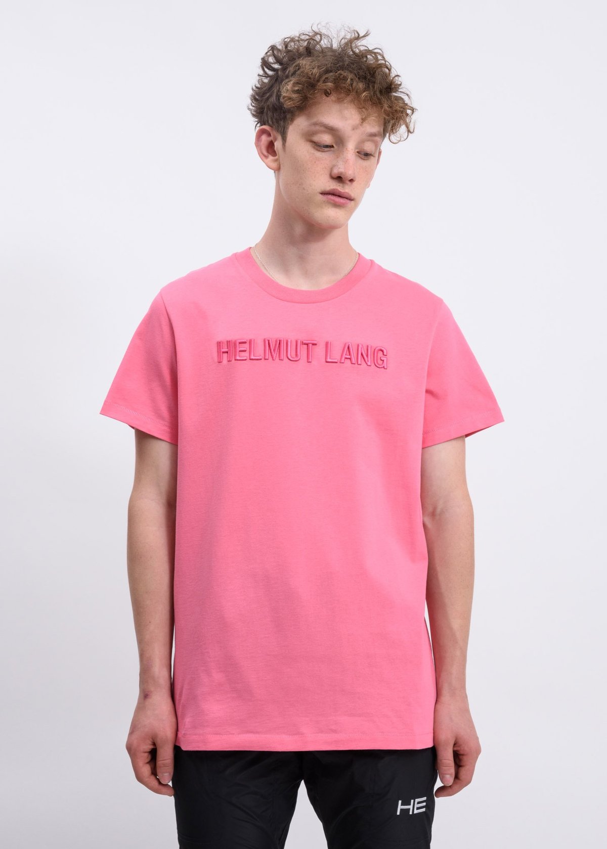 Helmut Lang Standard T-Shirt - Prism Pink | Garmentory