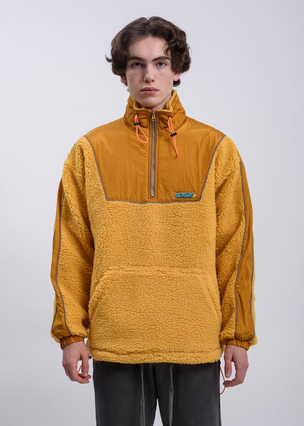 LXVI Piping Fleece Sweater - Yellow LXVI Piping Fleece Sweater - Yellow