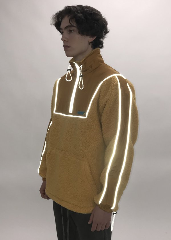 LXVI Piping Fleece Sweater - Yellow LXVI Piping Fleece Sweater - Yellow