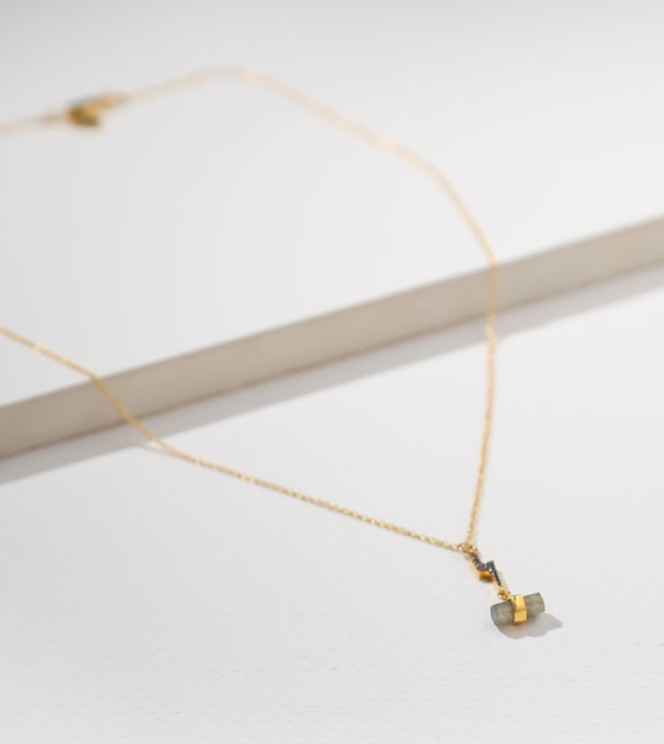 Vanessa Mooney Zeus Necklace - 24kt Gold Plated Vanessa Mooney Zeus Necklace - 24kt Gold Plated