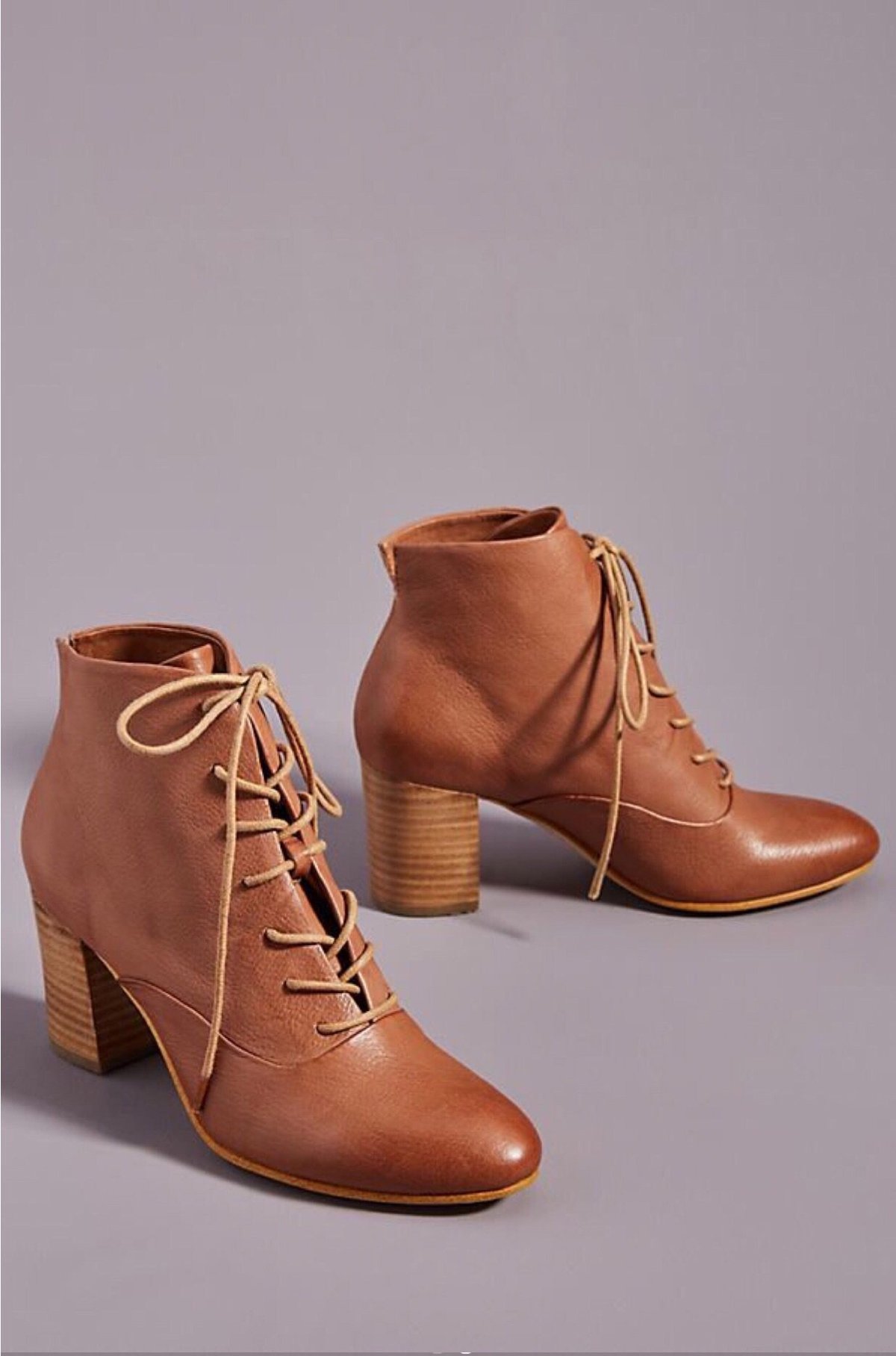 Mabel and Moss Lace Up Boots - Brown