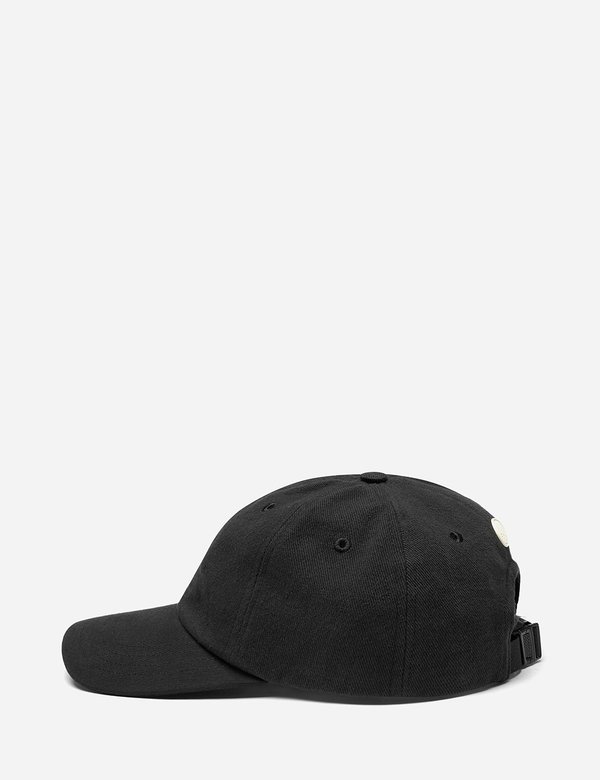 Folk 6-Panel Cotton Twill Cap - Soft Black Folk 6-Panel Cotton Twill Cap - Soft Black