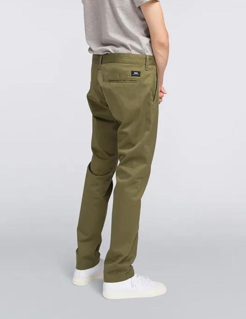 Edwin 55 Chino (Regular Tapered) - Military Green Rinsed | Garmentory