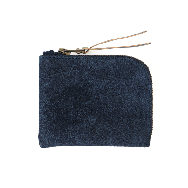 MAKR Zip Luxe Horween® Suede Wallet - Navy MAKR Zip Luxe Horween® Suede Wallet - Navy