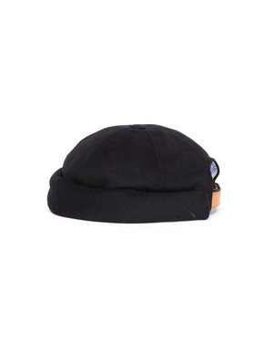 Junya Watanabe Wool Beton Cire Hat - BLACK | Garmentory