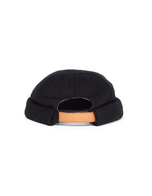 Junya Watanabe Wool Beton Cire Hat - BLACK | Garmentory