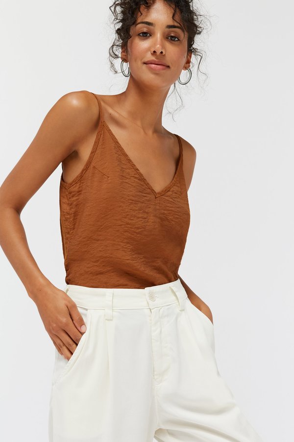 Lacausa Sofia Slip Tank - Bourbon Lacausa Sofia Slip Tank - Bourbon