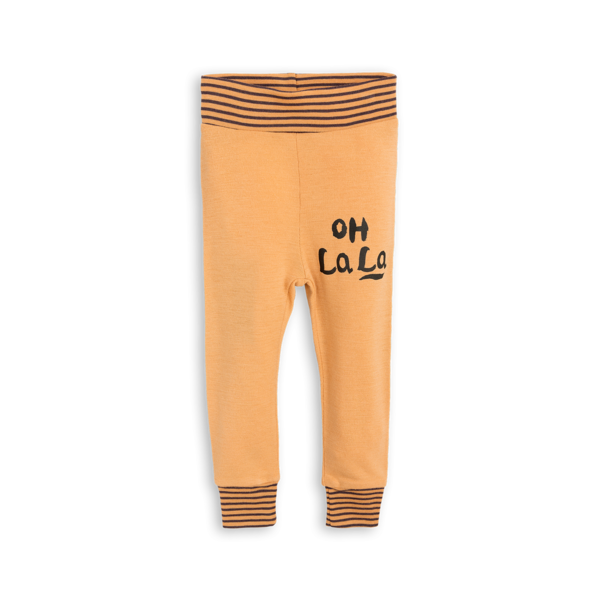 Kids Mini Rodini Oh La La Wool Leggings - Beige Kids Mini Rodini Oh La La Wool Leggings - Beige