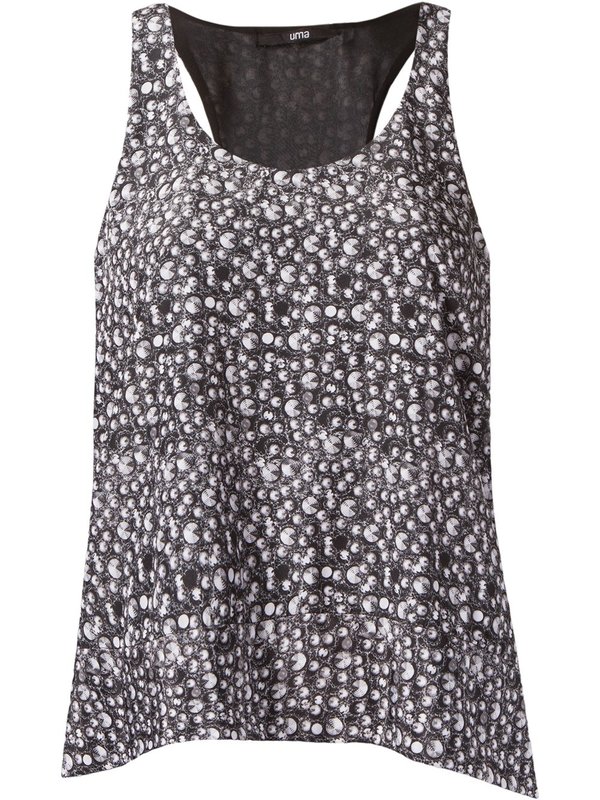 Uma Raquel Davidowicz Meridian Sleeveless Printed Top Uma Raquel Davidowicz Meridian Sleeveless Printed Top