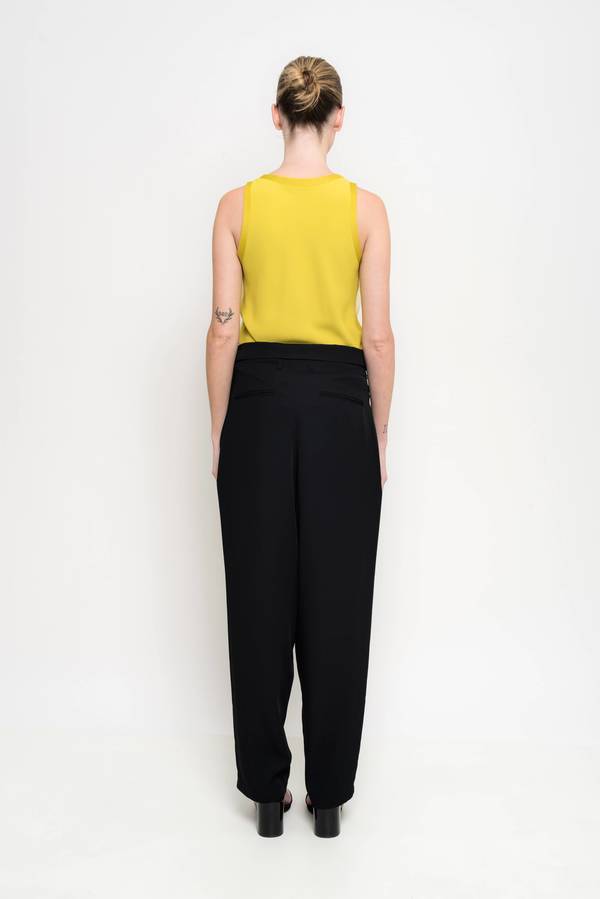 Uma Raquel Davidowicz Arkansas Wide Leg Crepe Pants - Black Uma Raquel Davidowicz Arkansas Wide Leg Crepe Pants - Black