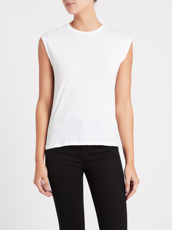 FRAME Denim Le Mid Rise Muscle Tank - Blanc FRAME Denim Le Mid Rise Muscle Tank - Blanc