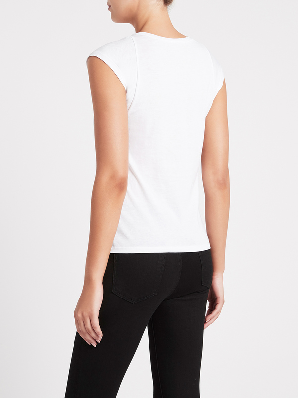 FRAME Denim Le Mid Rise Muscle Tank - Blanc FRAME Denim Le Mid Rise Muscle Tank - Blanc