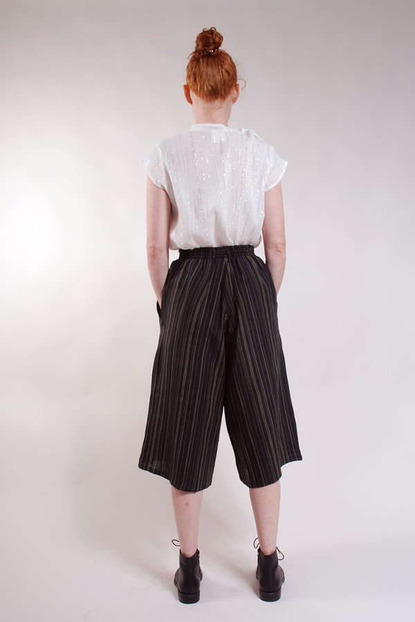 Built by Wendy Gauchos - Black/Olive Stripe Built by Wendy Gauchos - Black/Olive Stripe