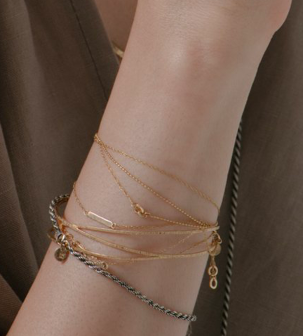 Blanca Monrós Gómez short id bracelet - 14K Gold Blanca Monrós Gómez short id bracelet - 14K Gold