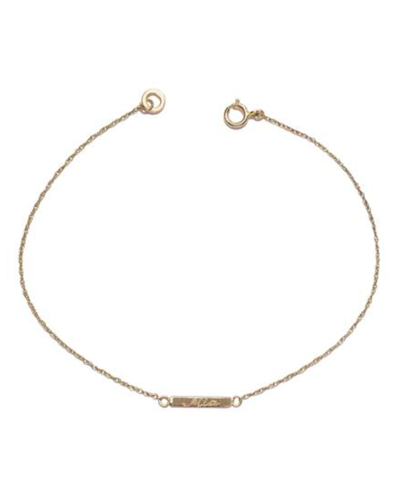 Blanca Monrós Gómez short id bracelet - 14K Gold Blanca Monrós Gómez short id bracelet - 14K Gold