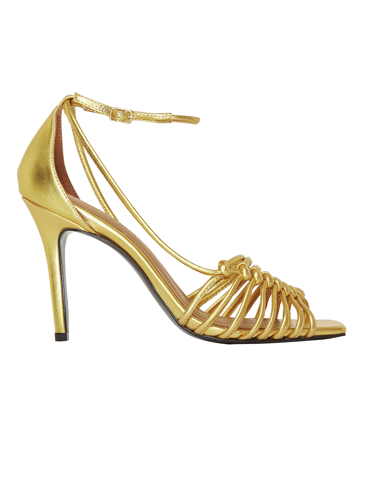 Camilla and Marc Freya Stiletto Sandal - Gold - Image 4 of 4