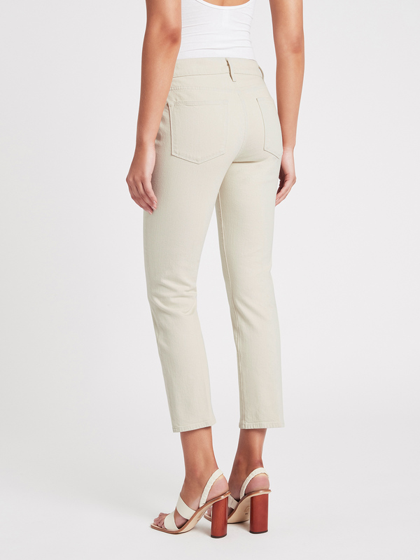 FRAME Denim Le High Straight Jean - Winter White FRAME Denim Le High Straight Jean - Winter White