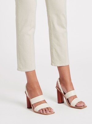 FRAME Denim Le High Straight Jean - Winter White FRAME Denim Le High Straight Jean - Winter White