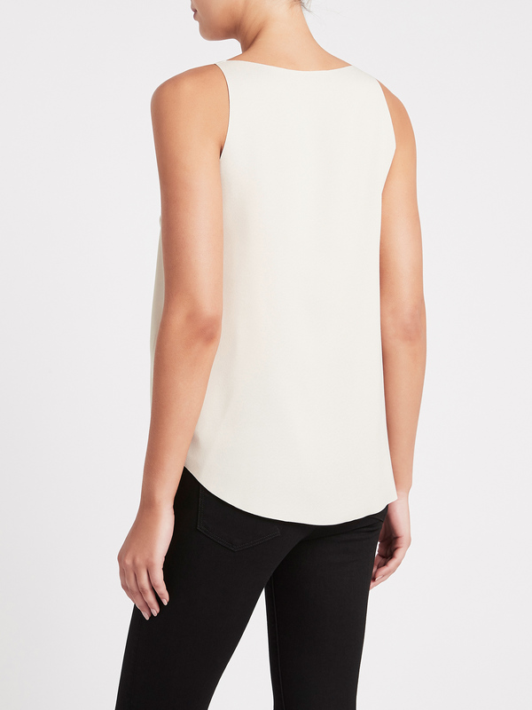 Camilla and Marc Celosia Deep V Neck Tank - Shell Camilla and Marc Celosia Deep V Neck Tank - Shell