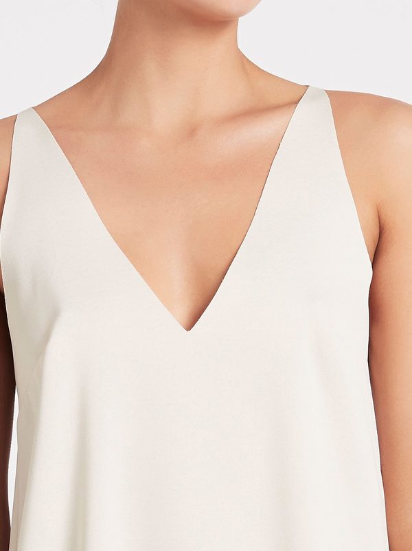 Camilla and Marc Celosia Deep V Neck Tank - Shell Camilla and Marc Celosia Deep V Neck Tank - Shell